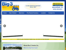 Tablet Screenshot of bigthreetractor.com